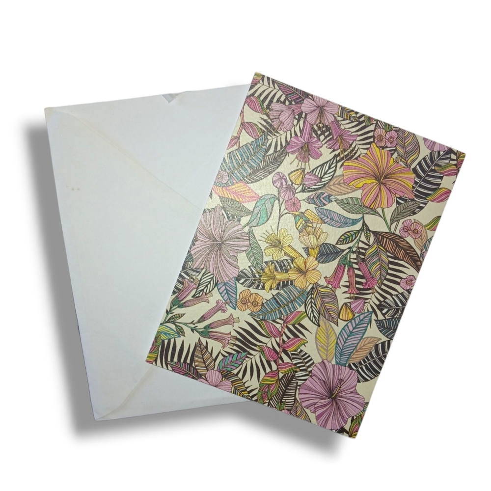 NEW Matthew Williamson Tropical Blank Inside Greeting Card